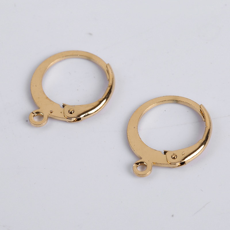 Set 100 Móc Khuyên Tai 14x12mm Bằng Thép Không Gỉ Tiện Dụng