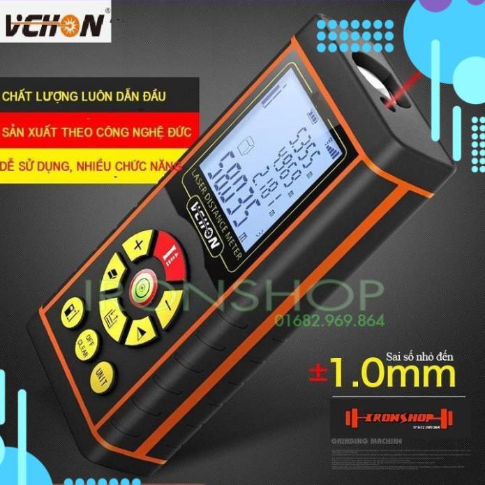 [Có HDSD Tiếng Việt]Thước đo Laser, Máy đo khoảng cách H40, thương hiệu VCHON chuyên dùng trong xây dựng 206764 [SKM]
