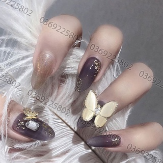 Bướm đá mắt mèo trang trí móng
