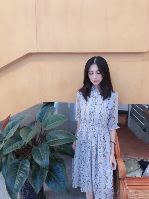 Váy đầm voan hoa dáng dài váy maxi đi biển MS37 | BigBuy360 - bigbuy360.vn