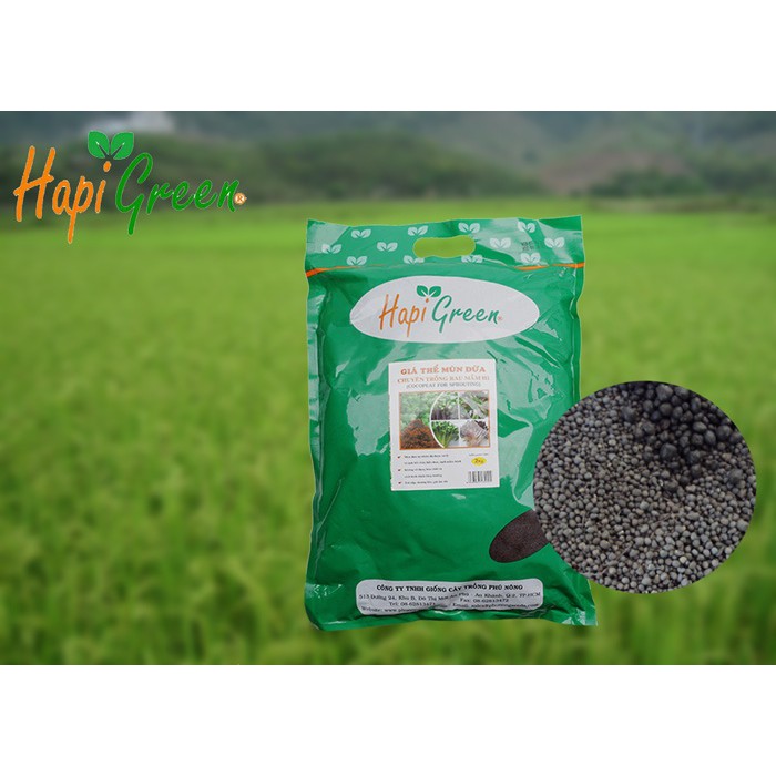 Giá Thể Mùn Dừa Trồng Rau Mầm Hapi PN - 2 kg