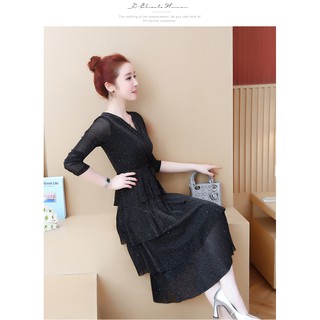 Đầm xòe big size quảng châu D1167