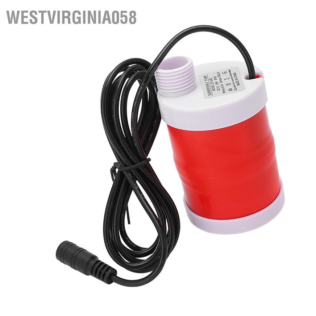 Có thể bán buôn Máy bơm chìm 6m Thang máy Xả DC Động cơ không chổi than 12V 20W 700L / h Tiếng ồn thấp cho gia đình Westvirginia058 Hàng giao ngay