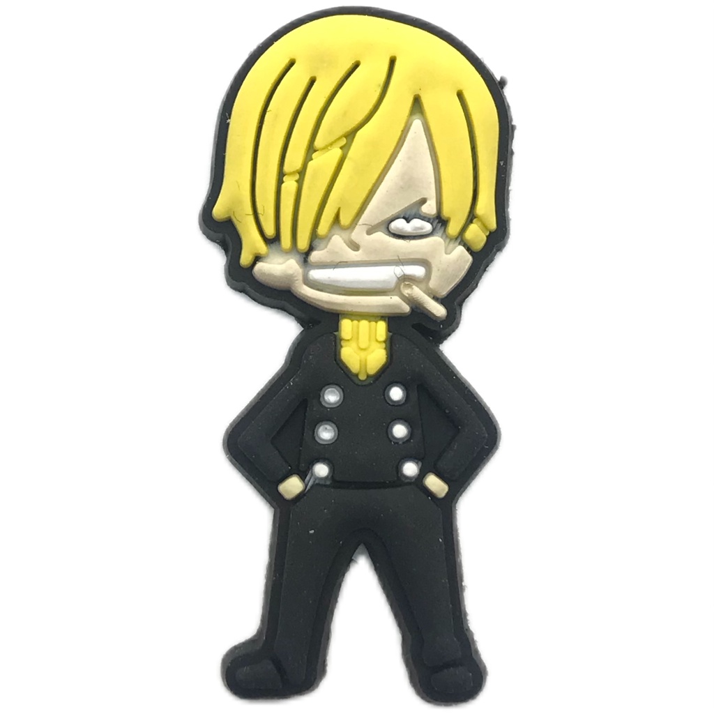 Set 15 Phụ Kiện Trang Trí Giày Họa Tiết Hoạt Hình One Piece Dễ Thương