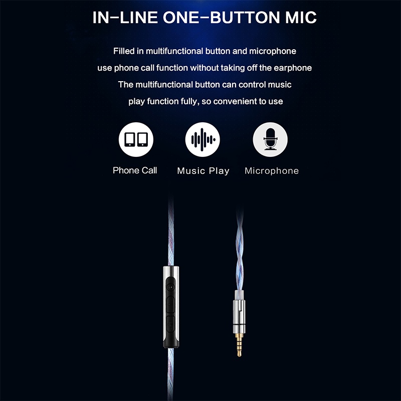 Dây Cáp Nâng Cấp JC20 Mạ Bạc 364 Lõi MMCX 2Pin 0.78mm Cho KZ EDX PRO ESX ZSN PRO X MT1 Aria TC200