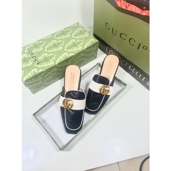Sục Gucci 2 Màu Trắng Đen S2022 Full Size 35-39