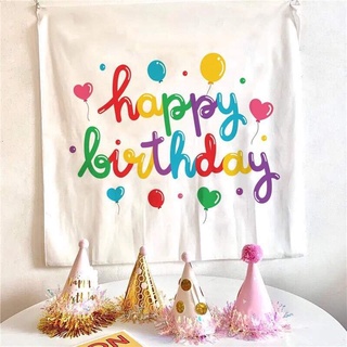Phông vải trang trí sinh nhật Happy Birthday