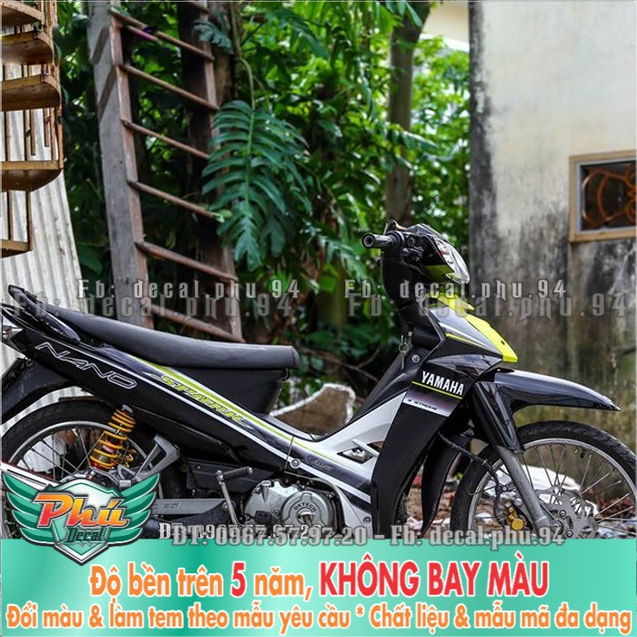 Tem rời Sirius Spark Nano đen trắng xanh chuối (P) -1