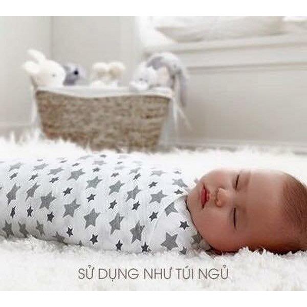 Khăn Tắm Cho Bé HUDSON BABY 2 Lớp Chất Liệu Tơ Tằm 1,2mx1,2m (Set 3 Khăn)