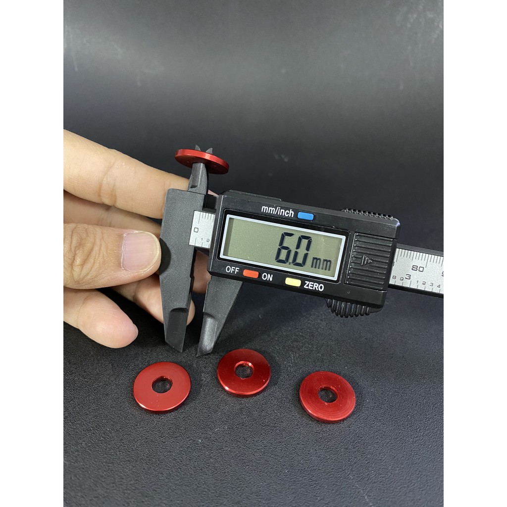 Long đền nhôm dạng phẳng lỗ 5 6 8 10 12 mm