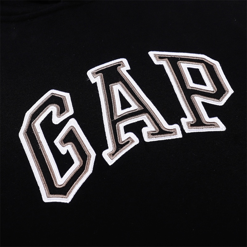 Áo hoodie tay dài thêu chữ GAP chất liệu cotton phong cách thể thao thời trang cho nam và nữ | BigBuy360 - bigbuy360.vn