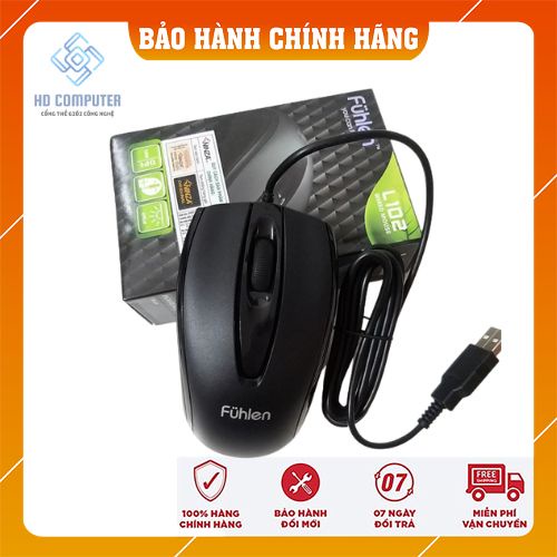 Chuột Có Dây Fuhlen L102 Chính Hãng Bảo Hành 24TH
