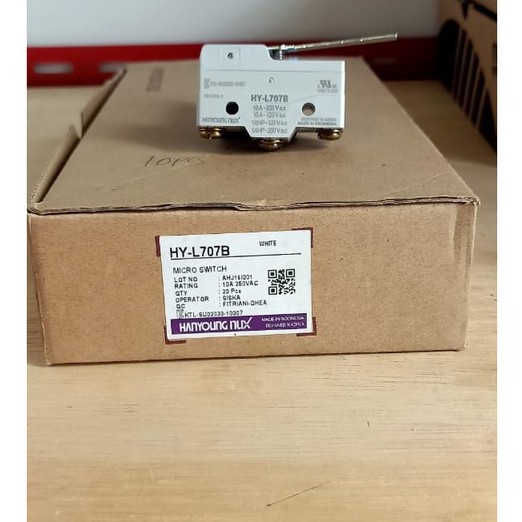 HanYoung Công tắc hành trình HY-L707A HY-L707B HY-L707C HY-L707D Hanyoung Nux