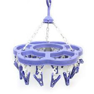 Móc kẹp phơi quần áo em bé hình tròn nhựa Duy Tân