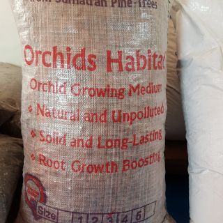 Vỏ thông Habitat size 9-12 / Vỏ thông trộn giá thể (Túi 1kg)