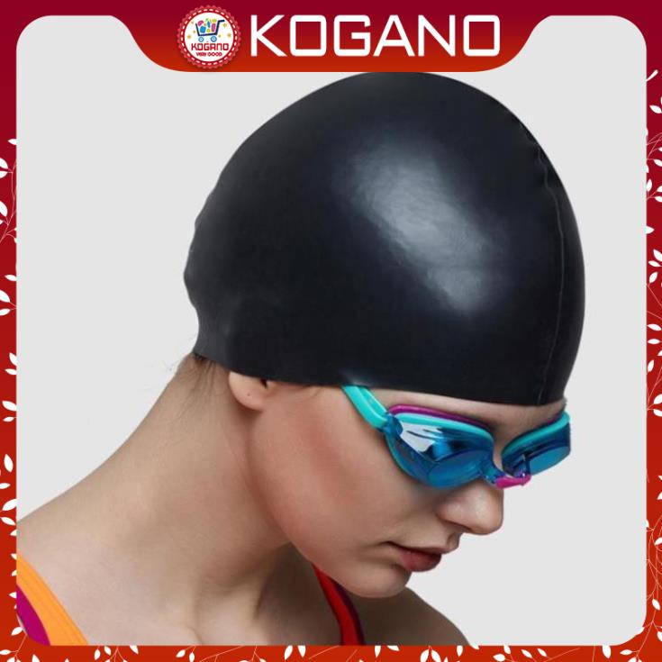 Nón bơi silicon cho người lớn KOGANO Zoto unisex trùm kín đầu chống nước bơi lội an toàn SS-001159