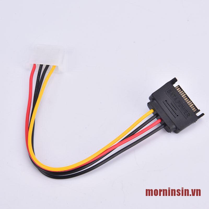 Dây Cáp Chuyển Đổi Từ 15 Pin Sata Sang Molex Ide 4 Pin