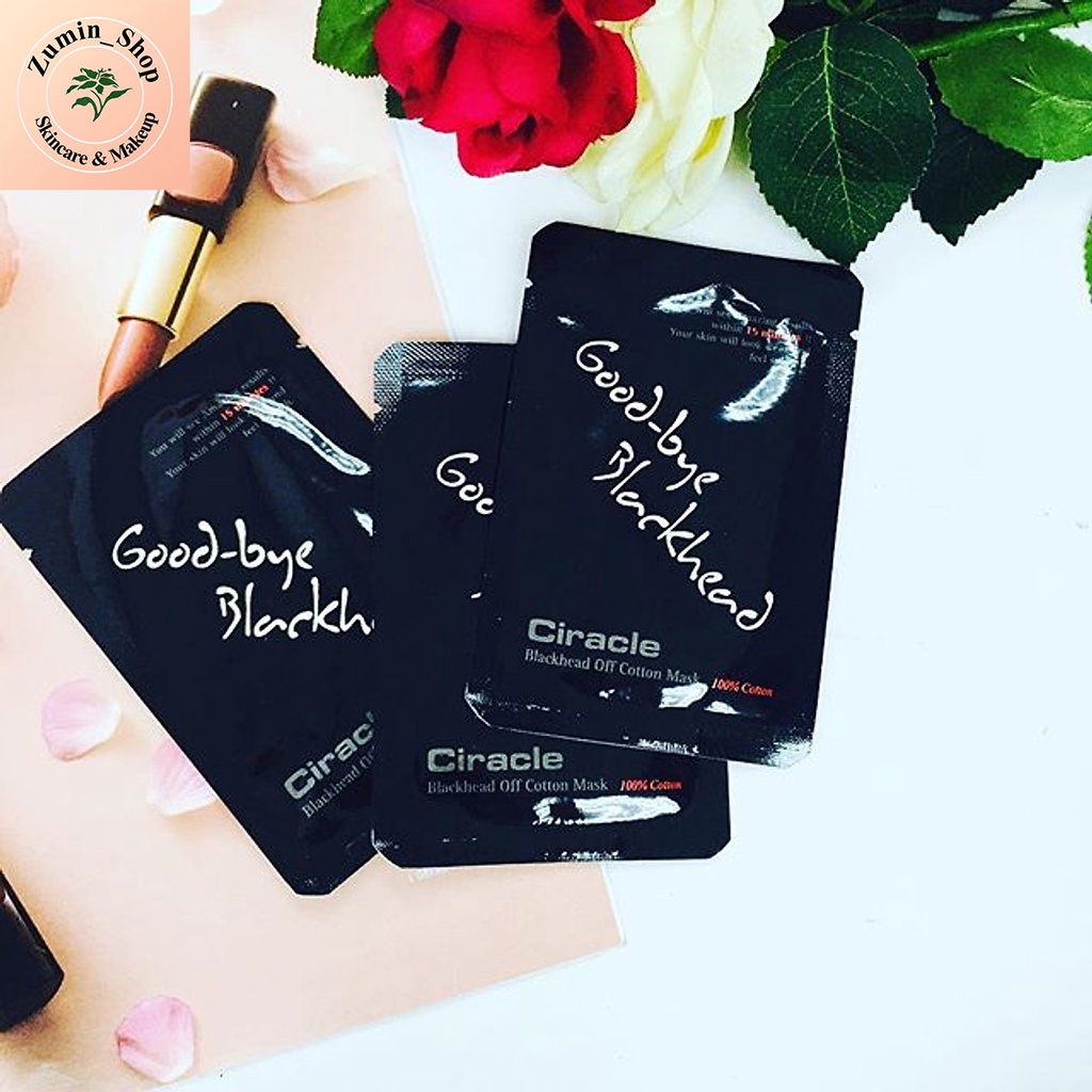 Miếng dán lột mụn đầu đen Ciracle Blackhead Off Cotton Mask (Ciracle Goodbye Blackhead)
