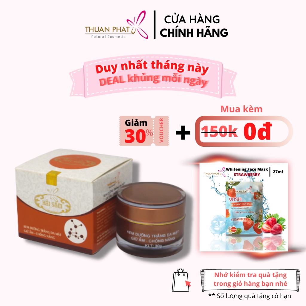 Kem Dưỡng Trắng Da Mặt - Giữ Ẩm - Chống NắngTHUAN PHAT NATURAL COSMETIC