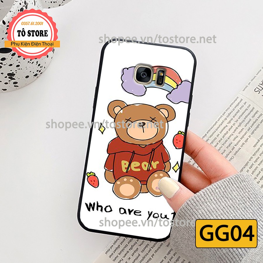 Ốp lưng Samsung Note Fe/Note 7 Fe / S6 / S6 Edge / S7 / S7 Edge / Note 5 in hình Gấu đáng yêu