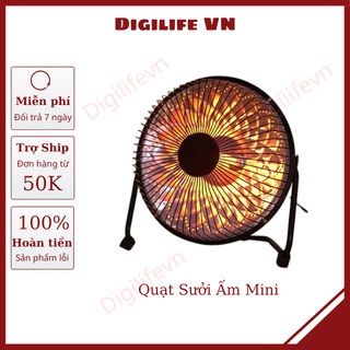 Quạt sưởi mini- đèn sưởi ấm