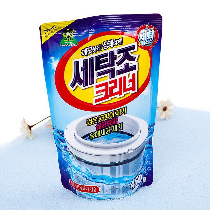 Bột Vệ Sinh Lồng Máy Giặt Hàn Quốc (Hàng nhập khẩu) - Dùng Được Cho Cả Lồng Đứng Và Lồng Ngang