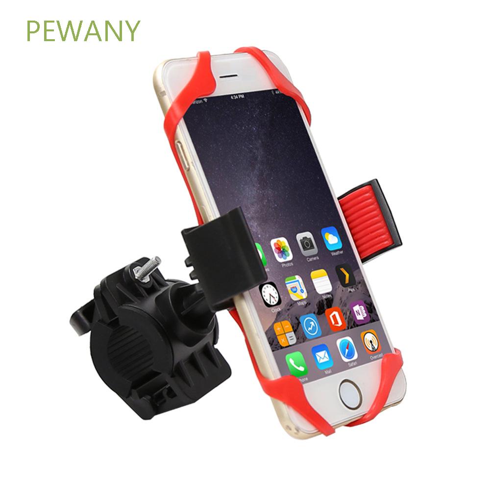 PEWANY Universal Phone Bracket MTB GPS Stands Bicycle Phone Holder For Bicycle Handlebar 360 Degree Rotation Navigation with silicone bands Mountain Bike Anti-slip Mobile Phone Stand/Multicolor