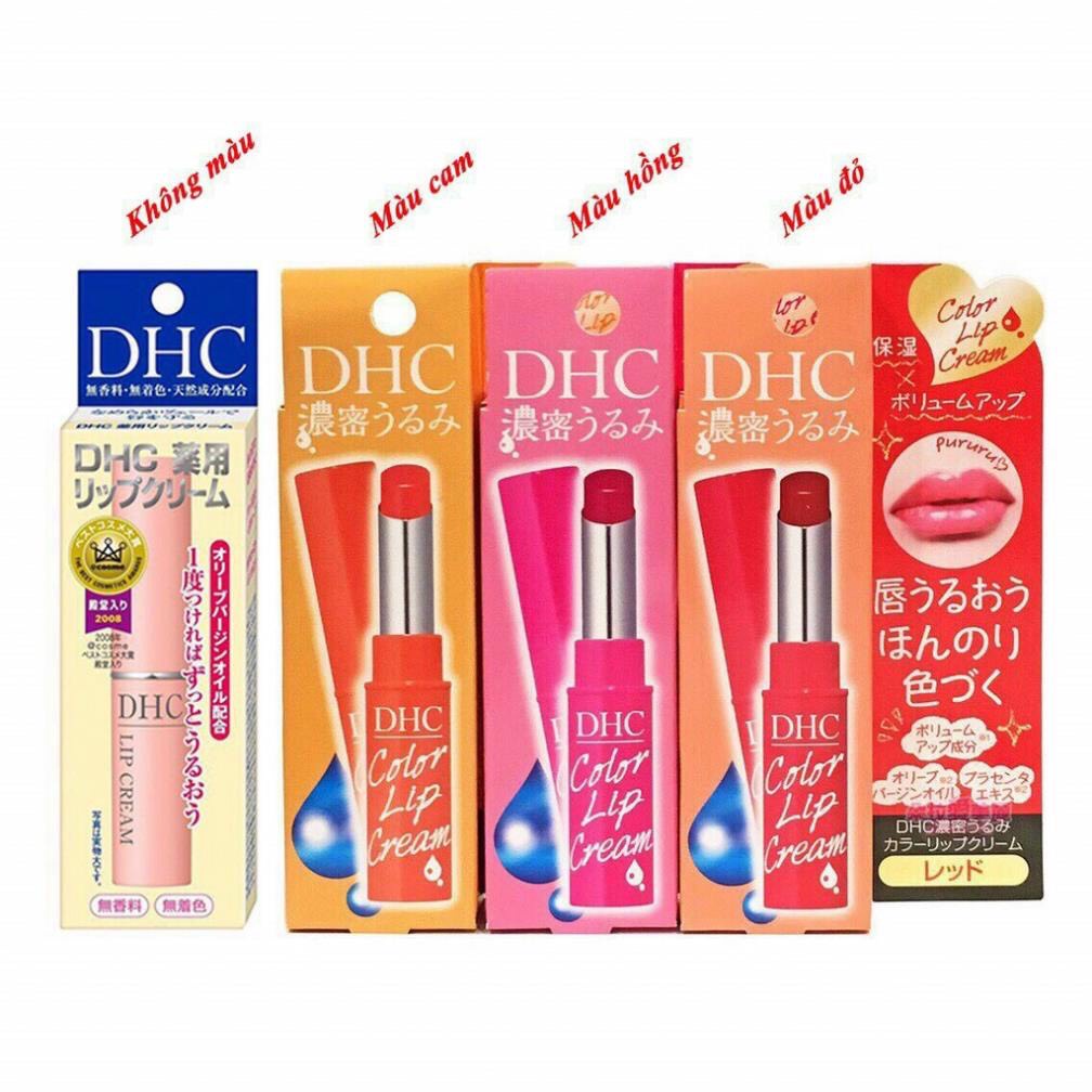 Son dưỡng DHC Color Lip Cream các màu