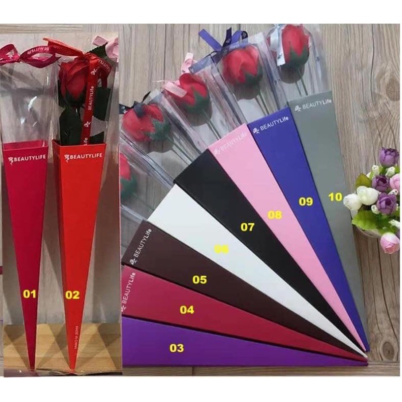 Hộp meka đựng hoa 1 bông