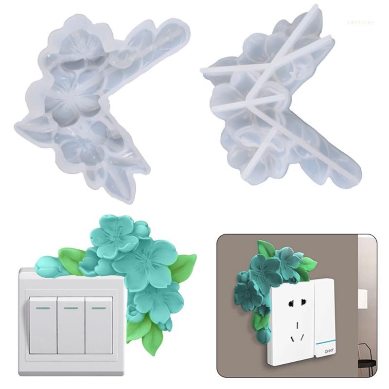Khuôn Silicone Làm Đồ Trang Sức Hình Bông Hoa Đẹp Mắt DIY