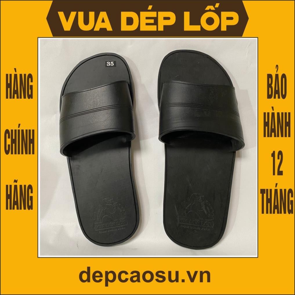 Dép cao su 1 quai ngang, 100% được làm thủ công của Vua dép lốp Phạm Quang Xuân, bảo hành và sẵn hàng