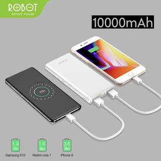 Pin Sạc Dự Phòng ROBOT 10.000mAh - 2 Output & 2 Input - RT170