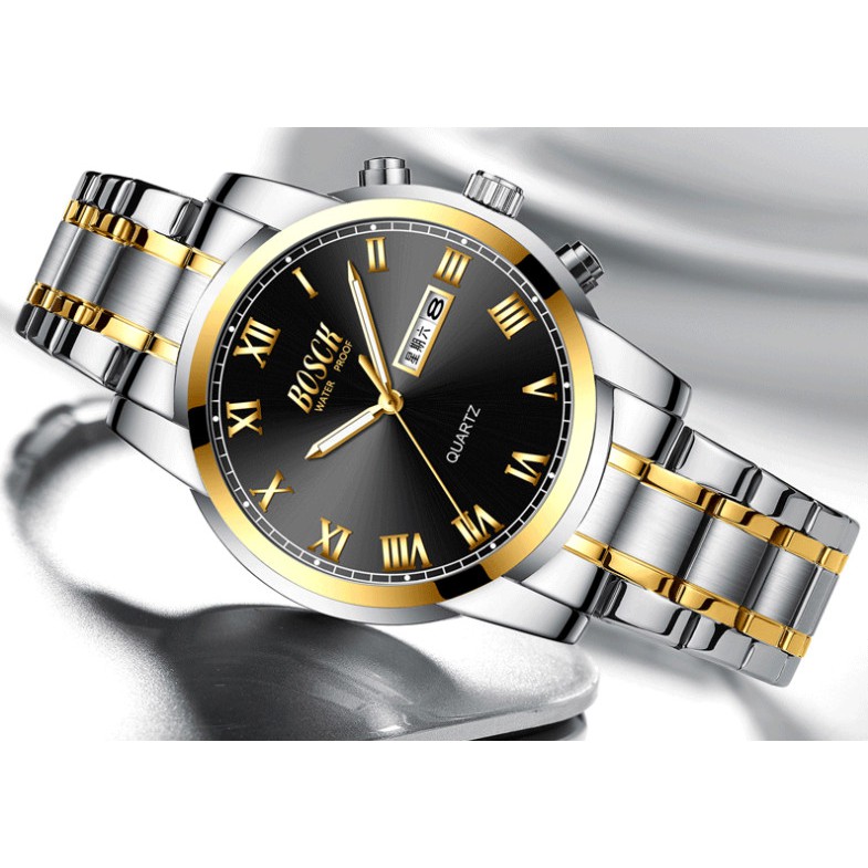 ĐỒNG HỒ NAM THỜI TRANG BOSCK 8833 DÂY ĐÚC THỜI TRANG | BigBuy360 - bigbuy360.vn