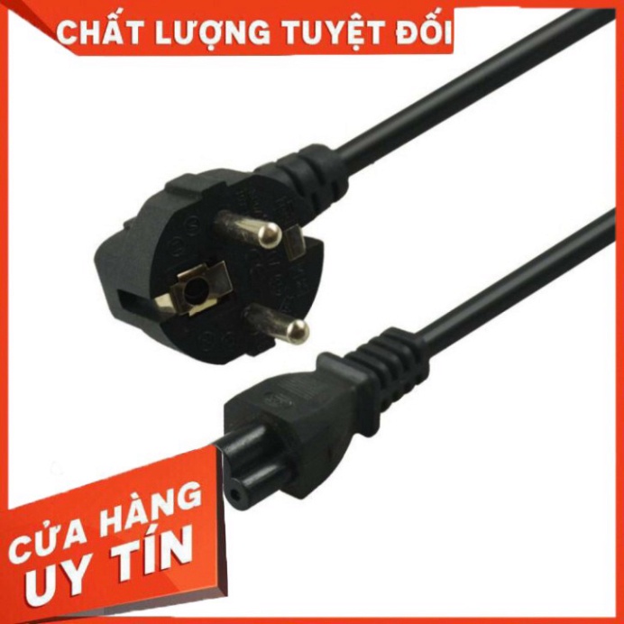 [Giá Tốt] Dây Nguồn 3 Chân Tròn - Dây Nguồn 3 Chấu Tròn - Dây Nguồn 3 Cửa Tròn Cho Sạc Laptop 3 Chân Loại Tốt - Giá Rẻ