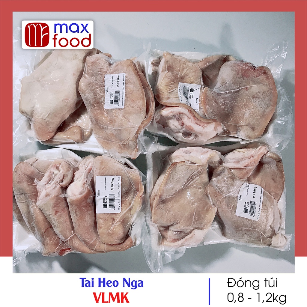 [HN] 1KG Tai Heo - Loại cao cấp - Đóng Túi Sẵn (1kg) - Maxfood.vn