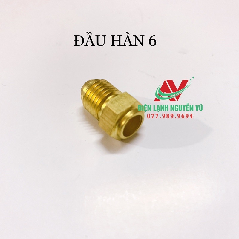 Đầu hàn  nối ống đồng máy lạnh Phi 6, 10, 12
