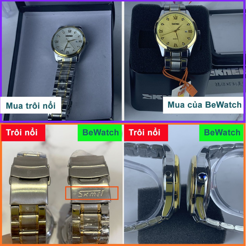 Đồng hồ nam skmei sk063 dây kim loại , ảnh thật , sản phẩm đầy đủ full hộp , sản phẩm chống nước chống xước