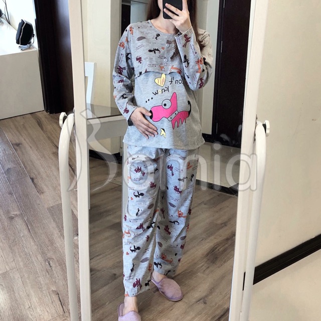 Bộ mặc bầu và cho con bú