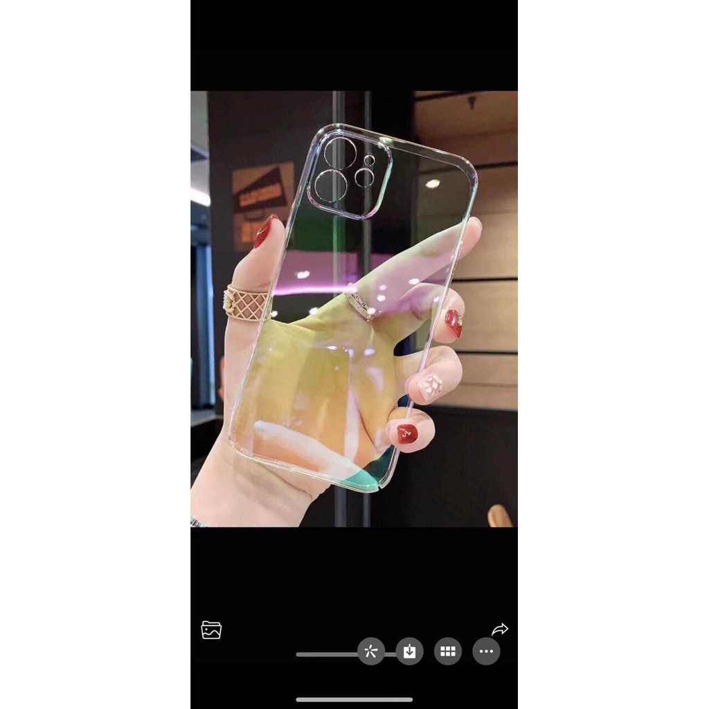 Ốp Lưng cứng nhiều loang đổi màu cầu vồng Iphone 7 8 / plus X XS 11 12 / PRO / MAX BẢO VỆ CAMERA