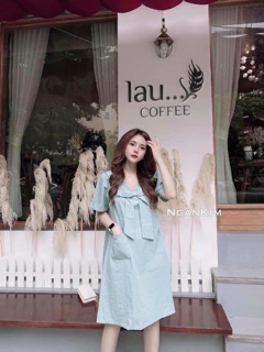 Váy bầu công sở dáng xinh