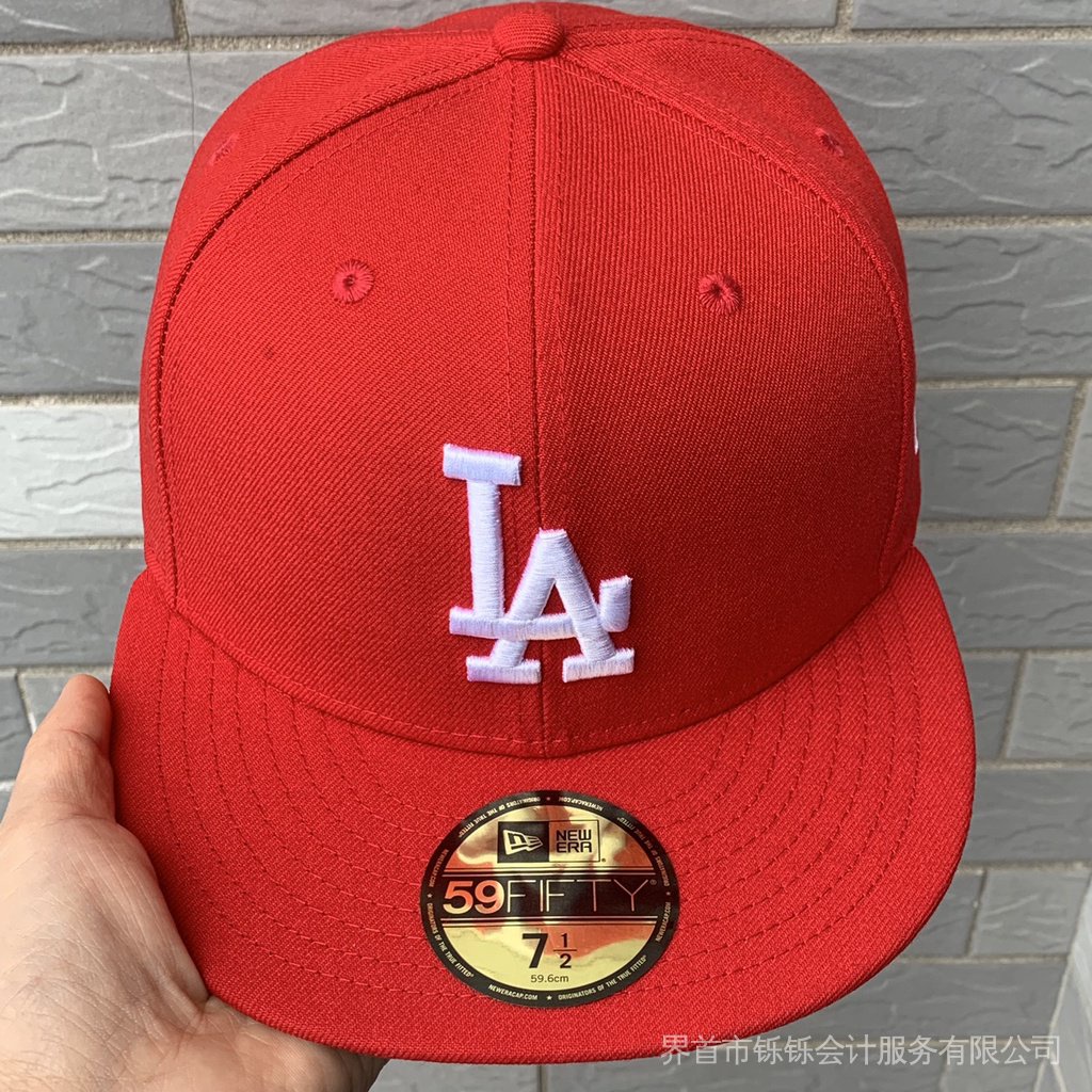 Mũ Lưỡi Trai Màu Đỏ Thêu Chữ Ny Yankees 59FIFTY plus size