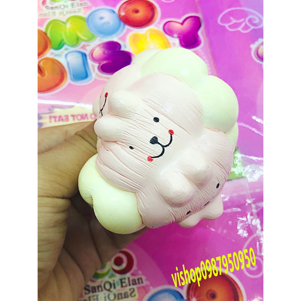 SQUISHY BÁNH SÂU 4 KHÚC KÈM BAO BÌ - HÀNG CỰC ĐẸP