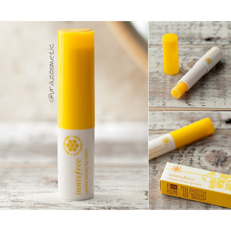 NHẬP MÃ GDAYCOS GIẢM 5000đ Son dưỡng môi mật ong Innisfree Canola Honey Lip Balm