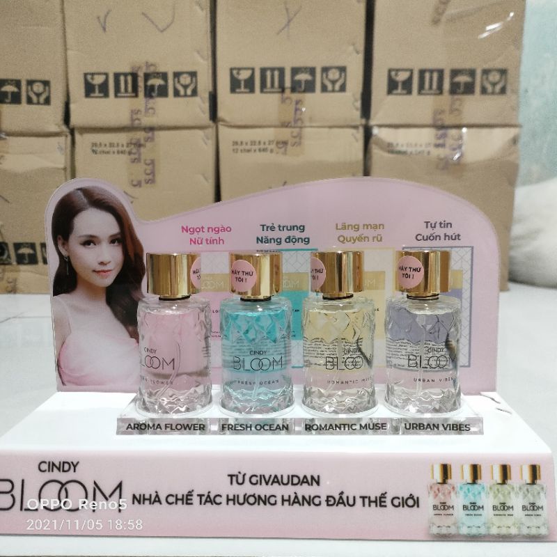 Bộ 4 Chai Nước Hoa Bloom 30ml