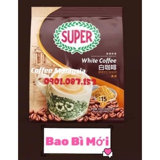 Cà phê trắng Super Brown Sugar - Vị đường nâu