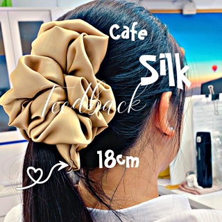Đồ buộc tóc scrunchie bigsize Lụa Tô Châu cao cấp