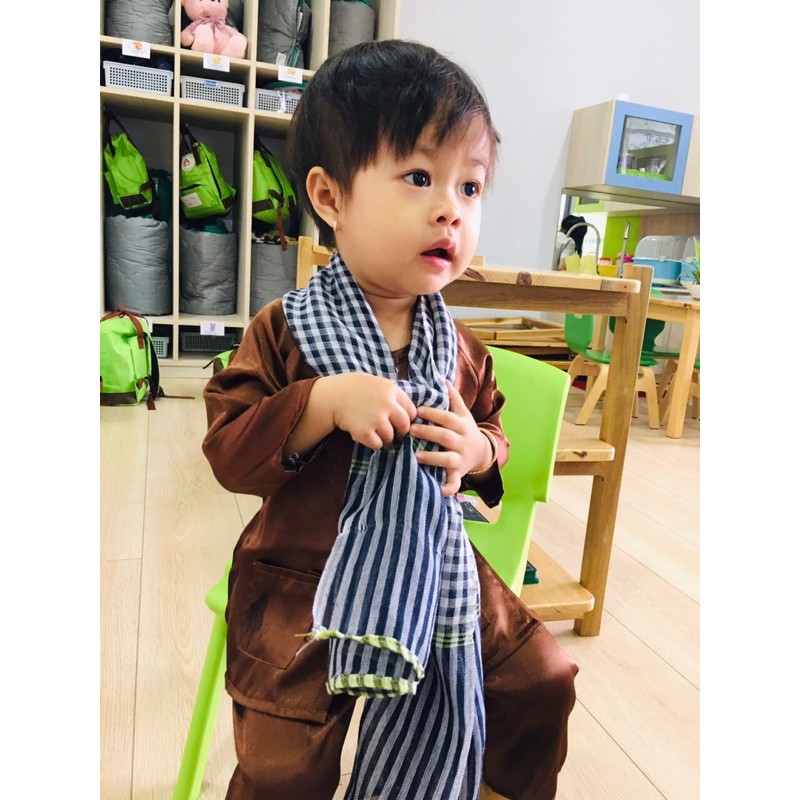 Bộ Đồ Bà Ba và Khăn Rằn ( có ship hỏa tốc) cho bé Trai bé Gái Samgo Shop