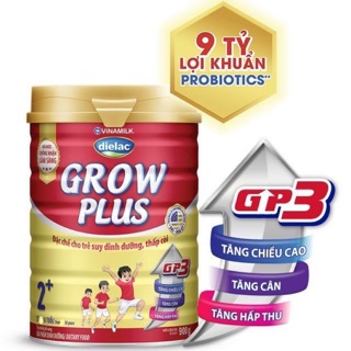 Sữa bột vinamilk dielac grow plus đủ số 2+ 900g ..