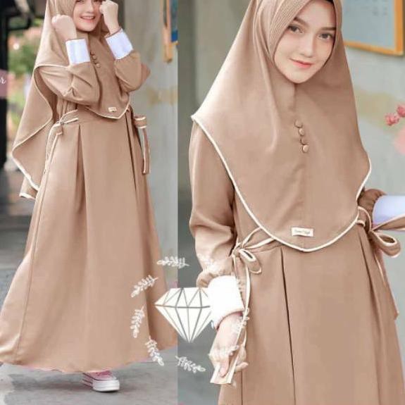 (hàng Mới Về) Bộ Mỹ Phẩm Dưỡng Da Nessa Syari Khimar / Gamis / Trực Thăng Be7...