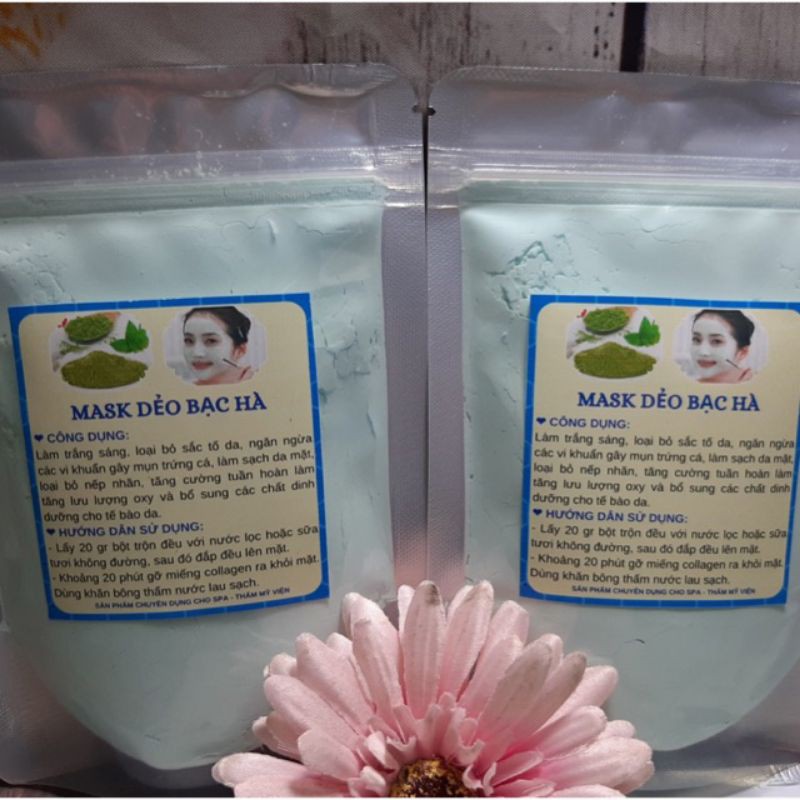 mask dẻo bạc hà